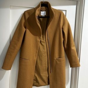 Old Navy Women's Camel Brown Mid Length Coat- XS